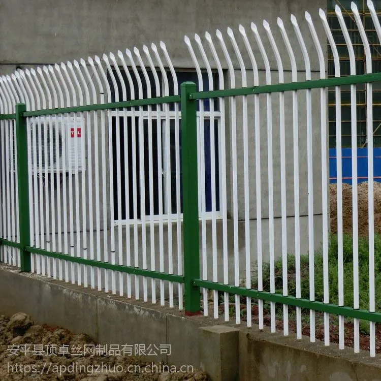 静电喷涂锌钢护栏 小区枪尖栅栏网 镀锌管喷塑围墙护栏厂家