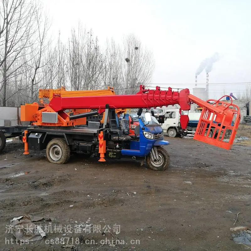 全液压360度旋转五征三轮吊车三马子吊车农用三轮小吊车