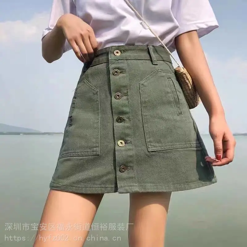 云南昭通牛仔短裤英文供应厂家大码清货牛仔短裤短裙