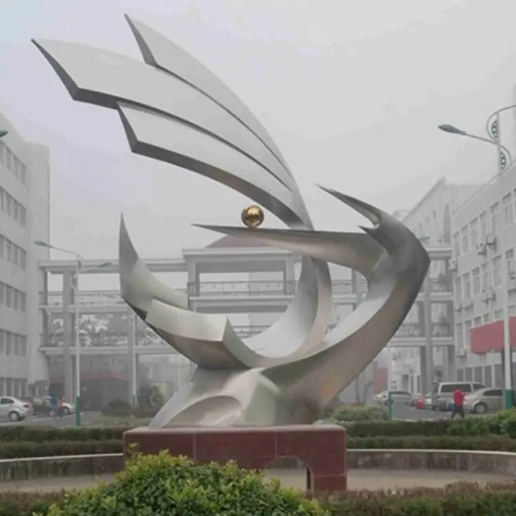 不锈钢抽象鹿雕塑厂家定制