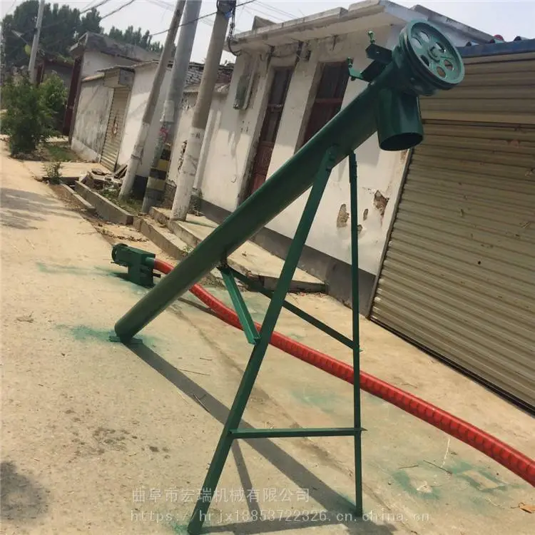 新余混泥土煤灰送料机绞龙无轴螺旋上料机 搅拌站配套上料机