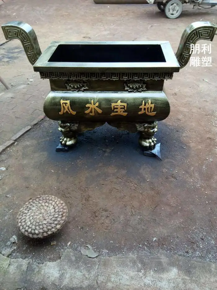 服务商京剧焚经炉雕塑素材制作厂家 抽象焚经炉雕塑设计 室外软装