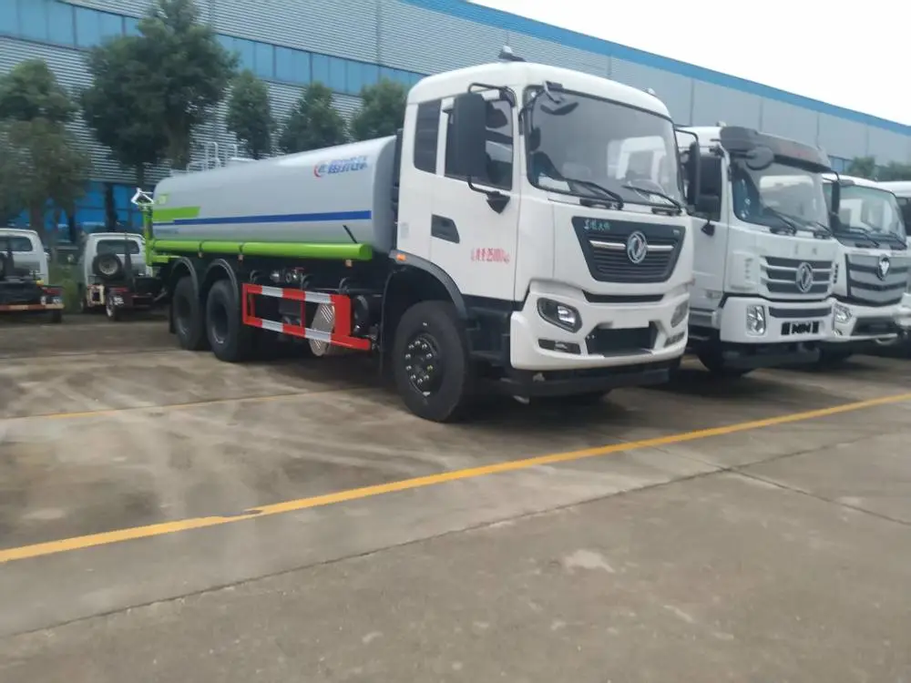 东风天锦后双桥22方洒水车 龙擎300马力园林绿化喷洒车 水车