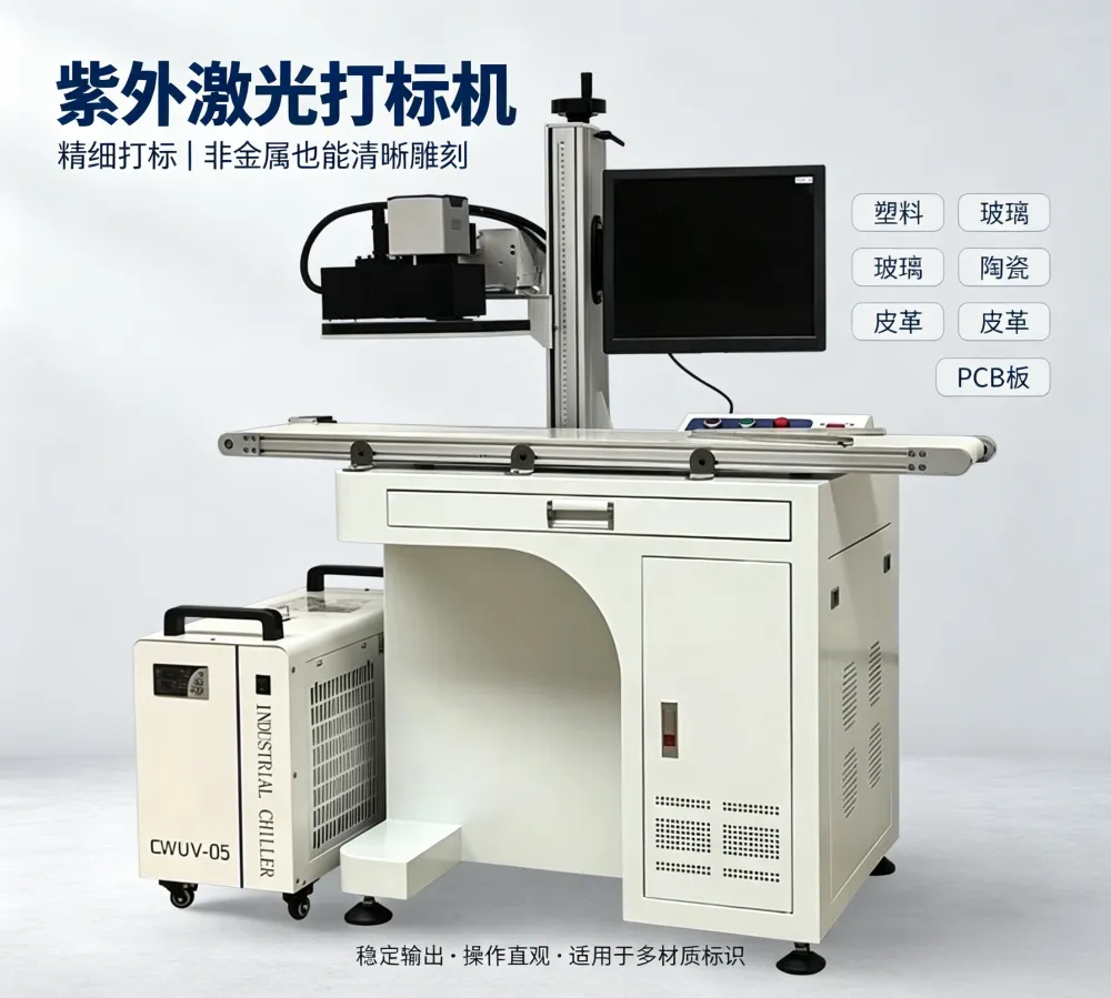 CCD视觉激光打标机流水线自动定位打标打码刻字镭射雕刻喷码