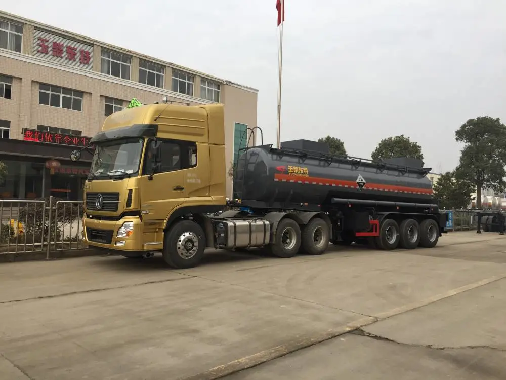 化工液体罐车 欧曼钢衬塑罐车, 9类废碱罐车在线报价