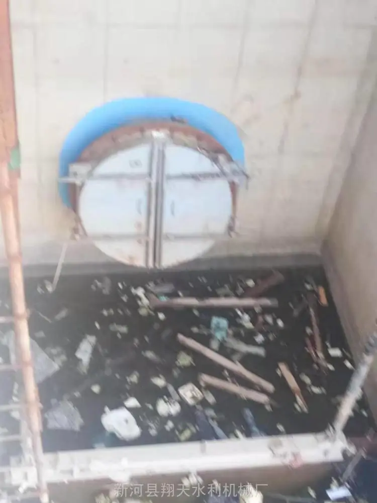 拍门_雨水拍门_双开式钢制拍门构与工作原理