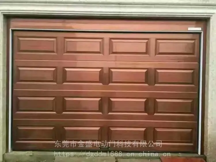 金盛电动车库门铝合金电动卷闸门不锈钢电动门水晶门道闸厂家安装