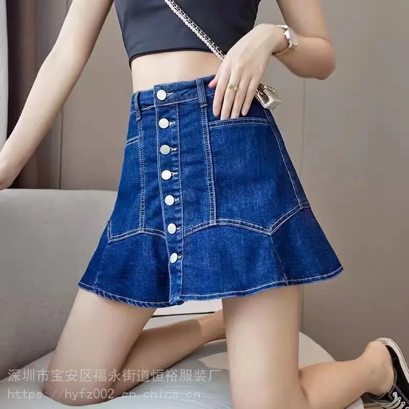 浙江嘉兴牛仔短裤男夏简约纯棉一手女式牛仔短裤短裙批发