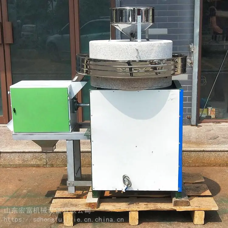 新型面粉石磨机加工 商用电动石磨面粉机 家用电动石磨耐磨 价格