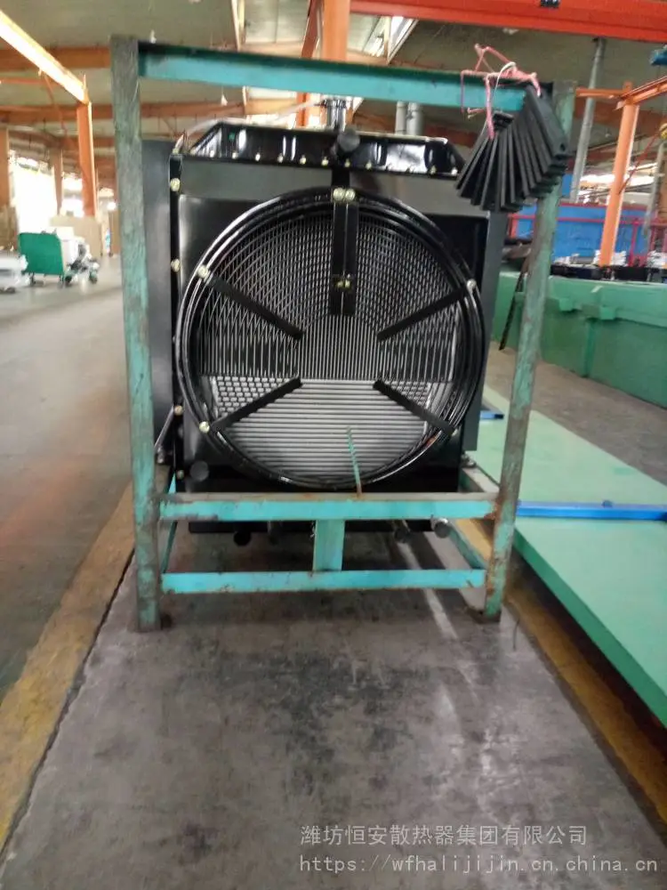 发电机组散热器 潍坊柴油机动力250马力机组水箱散热器配件厂家