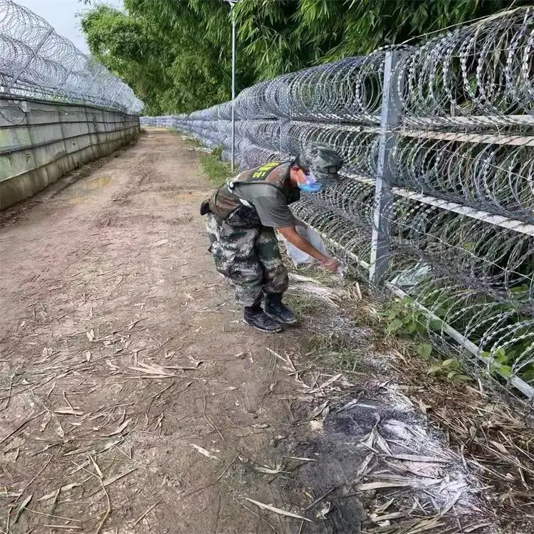 威海 ***螺旋刀片刺绳 定制带刺铁丝网