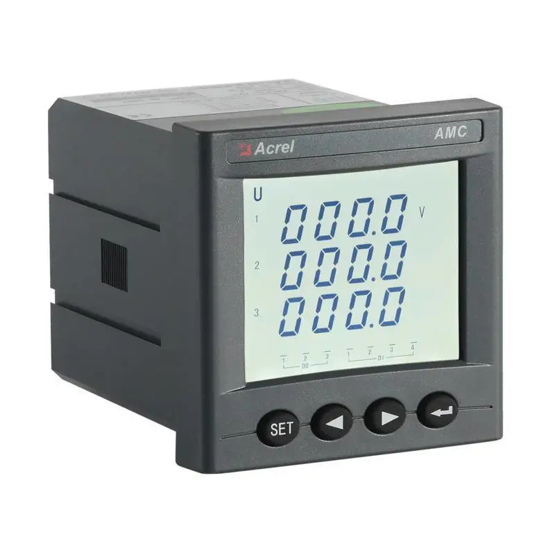 安科瑞 AMC72L-AV3 三相电压测量仪表 液晶显示 67x67开孔尺寸