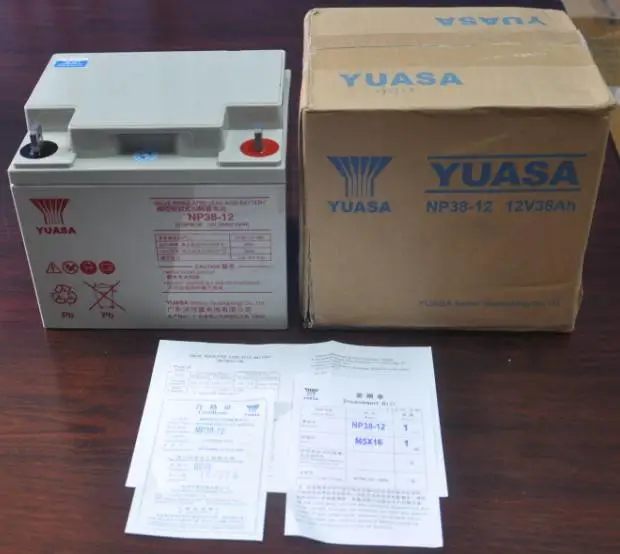 YUASA汤浅NP38-12蓄电池铅酸免维护12V38AH直流屏UPS电源EPS电池