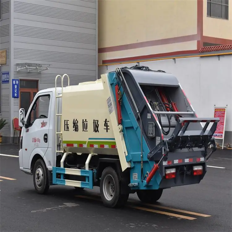 大同垃圾转运侧挂桶压缩垃圾车 8方压缩垃圾车哪里买当地哪里买