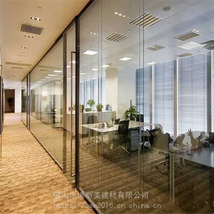 香港 成品隔断 铝合金百叶隔断 百叶成品隔断