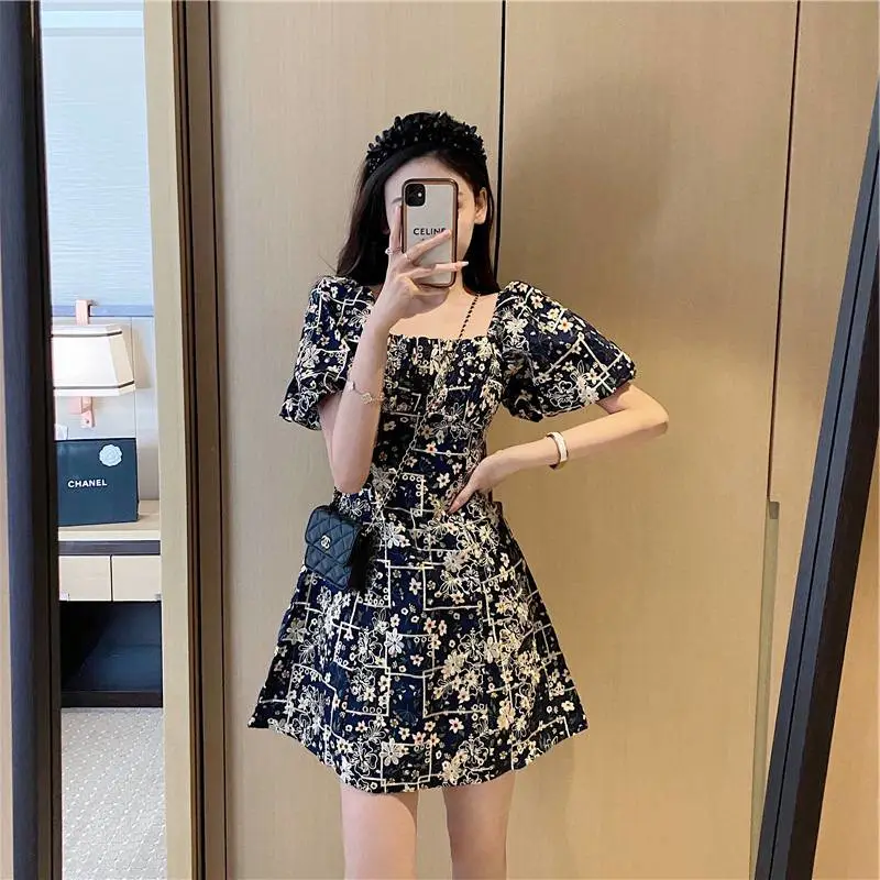 服装批发代理抽褶显瘦褶皱中长裙子一元购衣服