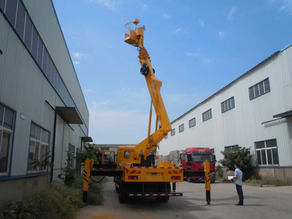 20米路灯维修车折臂高空作业车型号