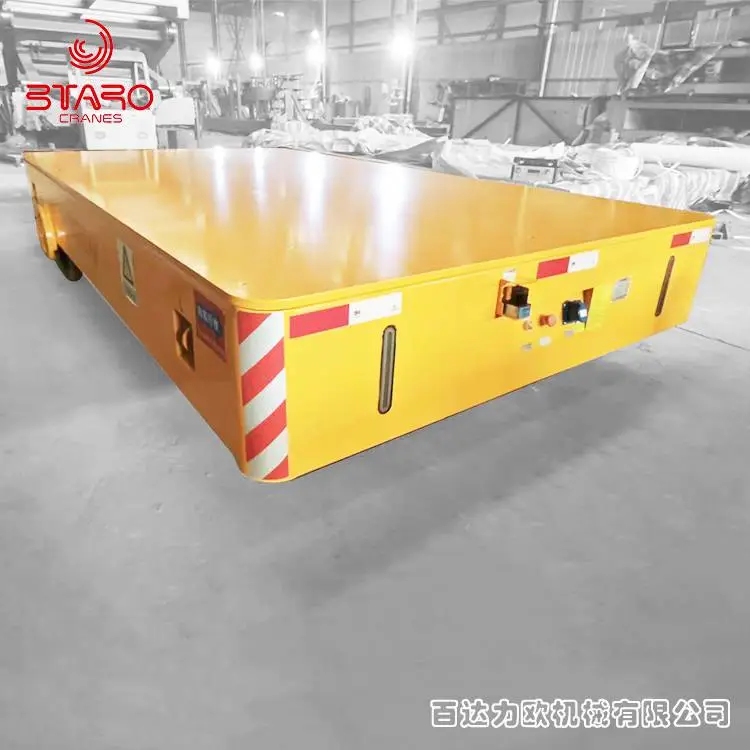 百达力欧电动平板车 工厂车间物料运输无轨搬运平车 厂内转运车
