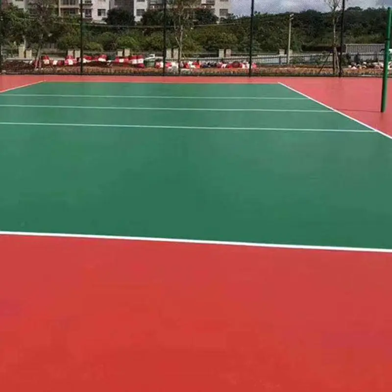 南宁篮球场丙烯酸价格颜色可选 赛艺体育丙烯酸网球场