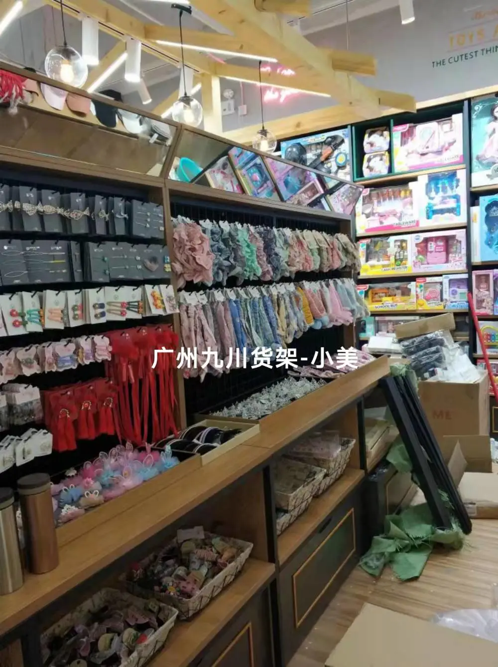 洞洞板置物架手机配件袜子饰品货架五金工具配件墙中岛收纳展示架