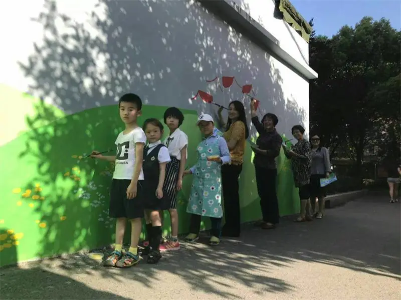 容城高阳唐县手绘墙涂鸦墙体彩绘公司_外墙围墙文化墙彩绘壁画墙画墙绘公司