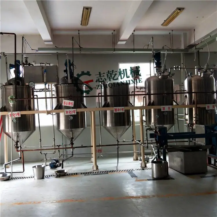 浓香花生油生产线 食用油生产线设备 小型精炼油设备技术