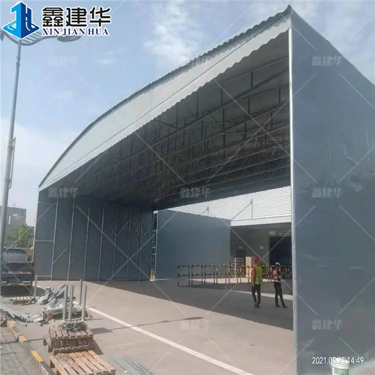 摩托车停车棚遮阳遮雨棚用什么材料活动伸缩棚电动推拉雨棚