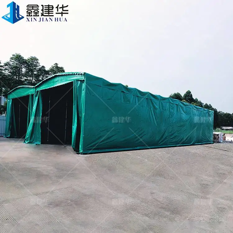 安乡户外临时推拉棚 伸缩折叠遮阳棚 7大直营厂区