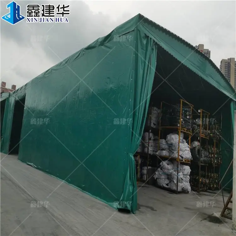 大门雨棚电动雨蓬电机调节户外临时帐篷包上门安装