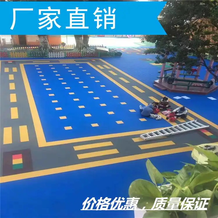 灯光篮球场图片上门施工|塑胶跑道颗粒