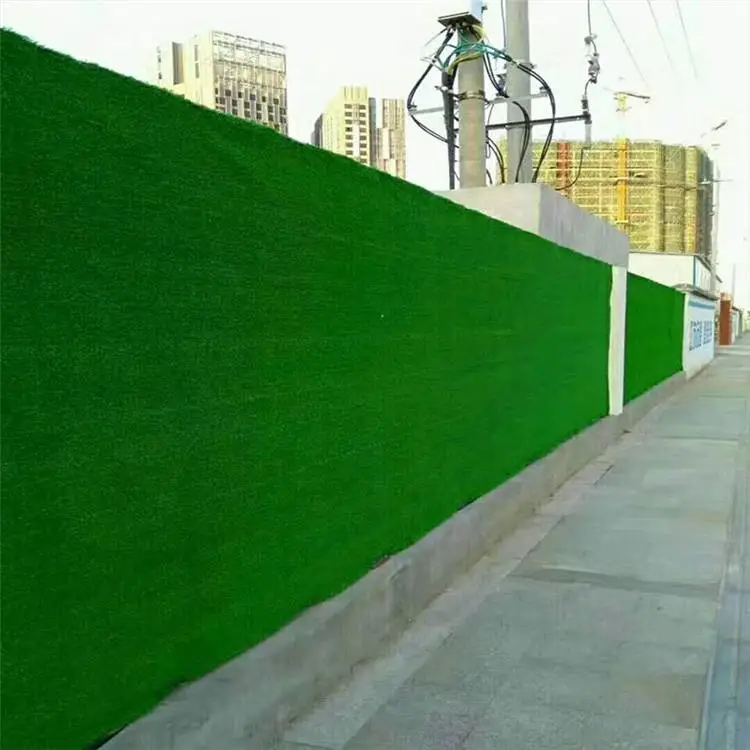 马路草坪围挡 万立森房地产围挡假草坪 云浮仿真草皮工地围挡