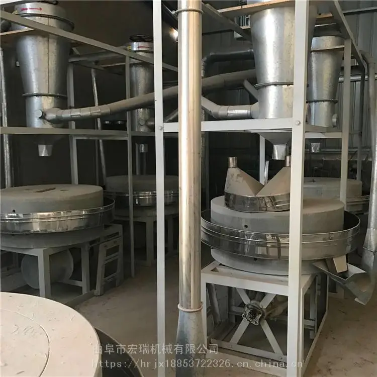 泰州电动小型米浆石磨 米浆专用电动石磨机 花生酱石磨