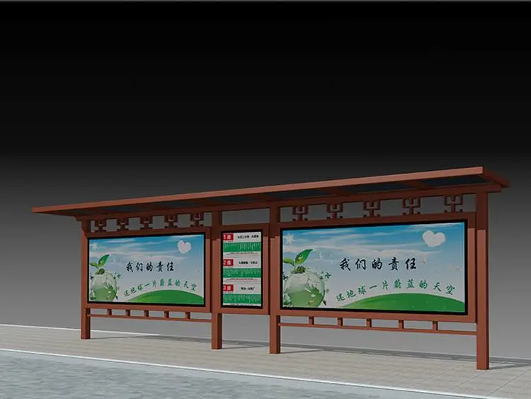 南宁不锈钢公交站台定制厂家