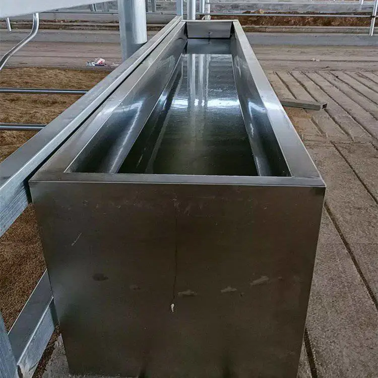 白钢牛饮水槽 保温加热 功率可定制 零下30度不结冰
