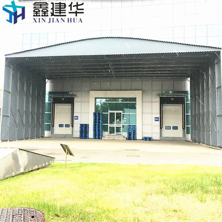 苏州沧浪大型仓库推拉移动雨棚制造厂家