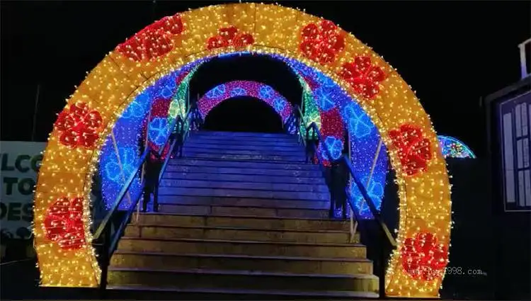 自贡新年花灯制作 华亦彩 设计策划彩灯制作