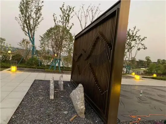 江苏南通艺术铝板工艺花纹屏风 款式多样 江苏南通现代简中屏风