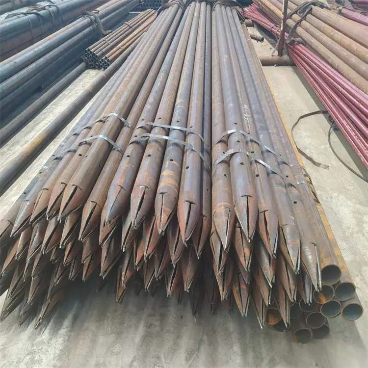 炎岳钢管加工制造 注浆管 钢花管棚管 中铁工程公路专用 GB/8162 168*6
