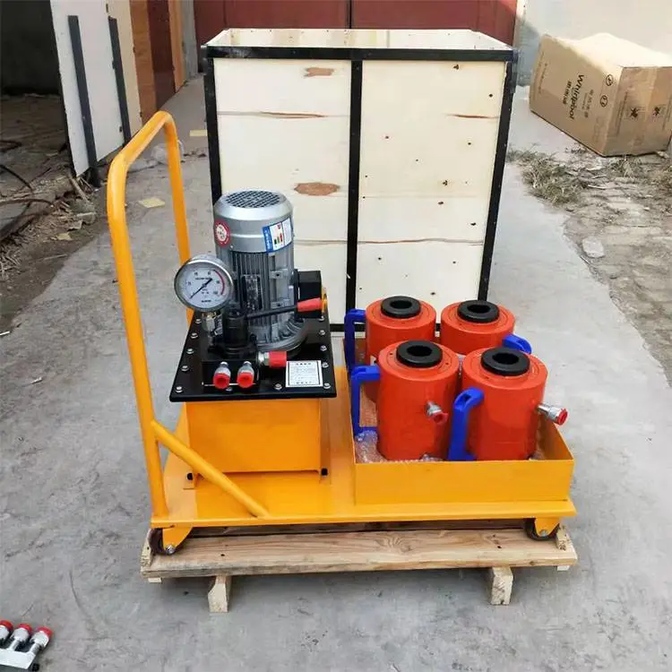 中拓液压紧板器换热器 电动液压紧板器 电动双作用式液压扳手