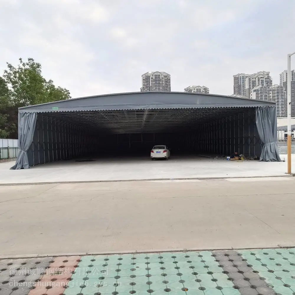 阳光停车棚电动雨蓬制造商有哪些仓库大棚仓库大帐篷