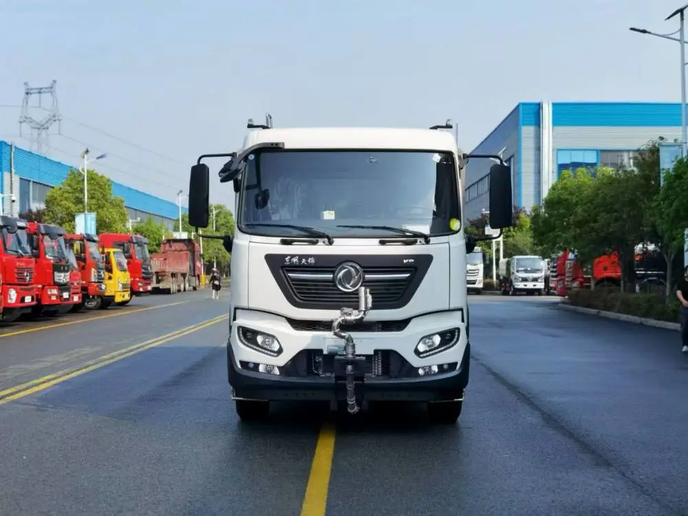低碳环卫新装备 18吨纯电动洗扫车 大容积新能源清扫车