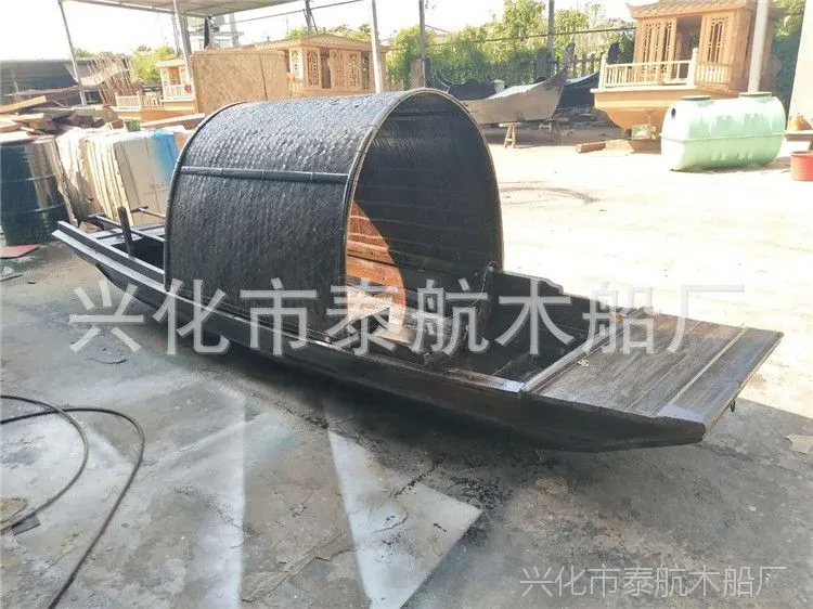 4米乌篷船 仿古色2