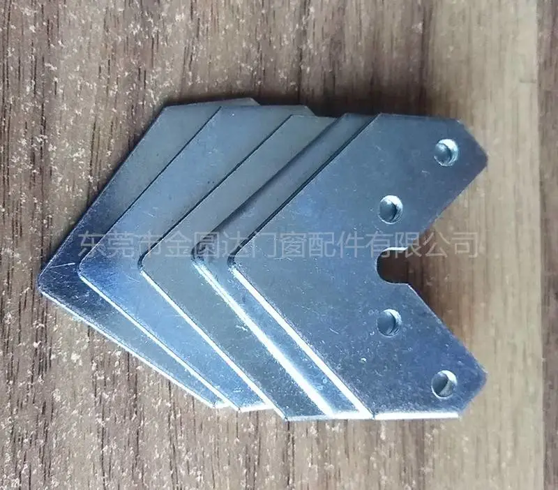 金钢纱窗角码片纱角码钢丝网纱加固片护角