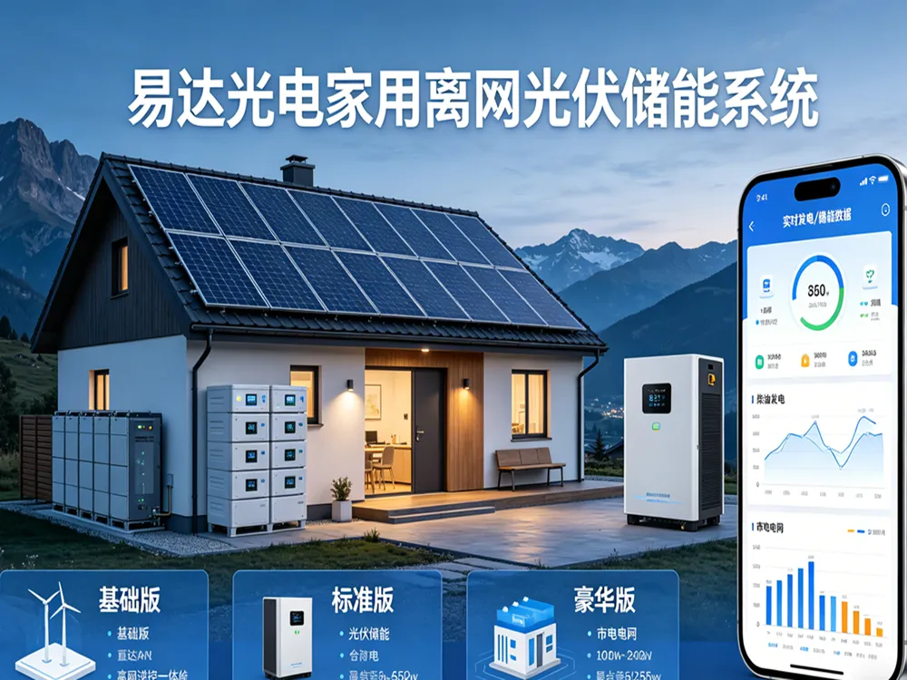 无电网也能用！离网发电站，适配各类野外、偏远场景