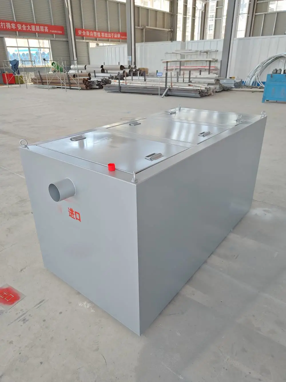 不锈钢降温池 设计参数 10m³/h 化工厂废水降温 可定制