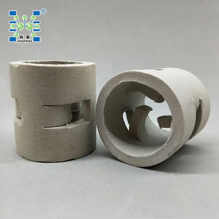 兴丰化工 陶瓷鲍尔环厂家直销16mm/ 25mm/38mm/50mm/80mm 鲍耳环填料