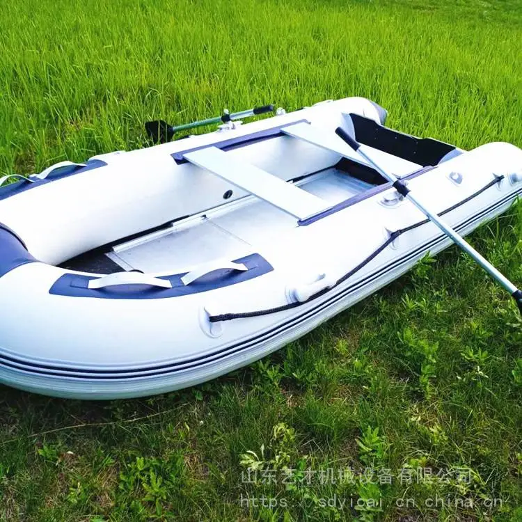水上乐园充气船 防汛抗洪皮划艇 应急救援冲锋舟 双层加厚牛筋船图片