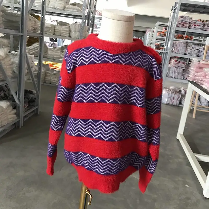 简约童装针织毛衫库存开个卖衣服店进货渠道儿童棉衣外套地摊货源
