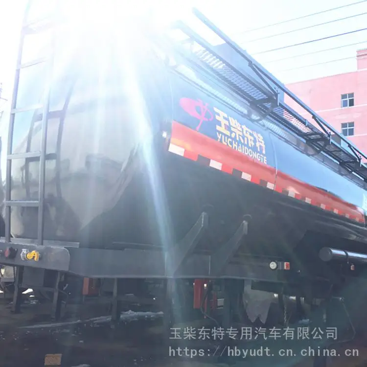 危险废物化工拖挂车 玉柴东特复合一体成型罐车可定做