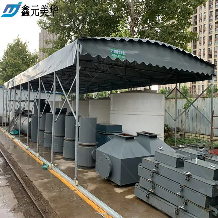 临沧伸缩式电动防违建雨篷自动伸缩蓬(篷布)不同材质的特点